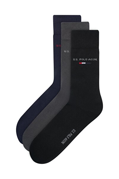 U.S. Polo Assn. Cotton Socks Set of 3 Daily Comfortable Socks