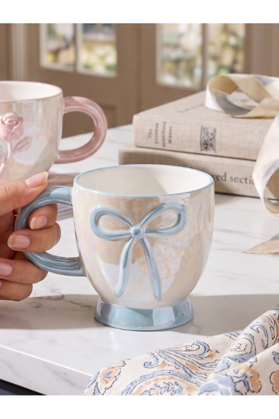 Bam Bow Printed Ceramic Mug