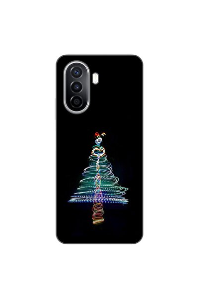 OEM Θήκη συμβατή με Huawei Nova Y70 Σιλικόνης Τζελ TPU με σχέδιο Χριστουγεννι...