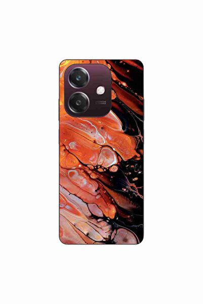 OEM Husa compatibila cu Oppo A60 5G Silicon Gel Tpu Model Abstract Lava Flow
