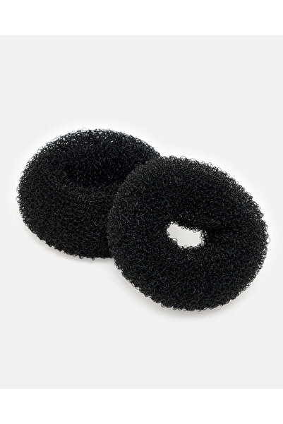 REDTAG Women Black Hair Donut Bun Makers Set (Pack of 2)