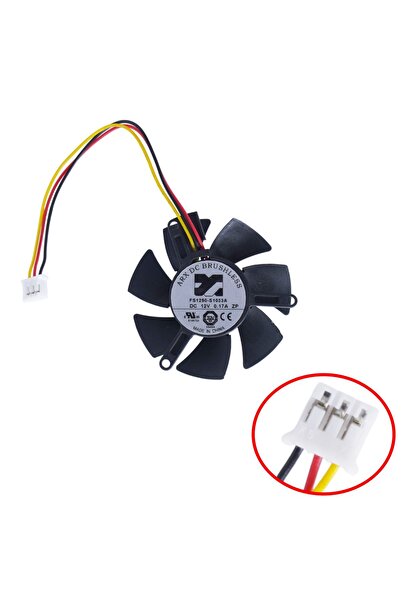unbranded Ανεμιστήρας ψύξης GPU για κάρτα γραφικών Gigabyte GTX 1050 Ti 1060 ...