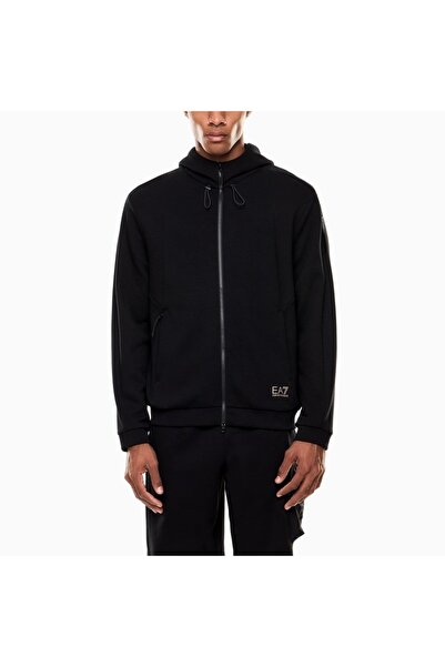 EA7 TRAIN ATHLETIC MIX M HOODIE FZ COPL Men's zip-up sweatshirt