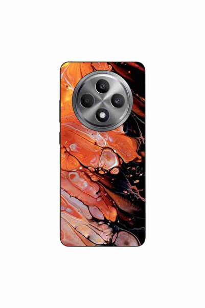 OEM Husa compatibila cu Oppo Reno12 FS Silicon Gel Tpu Model Abstract Lava Flow
