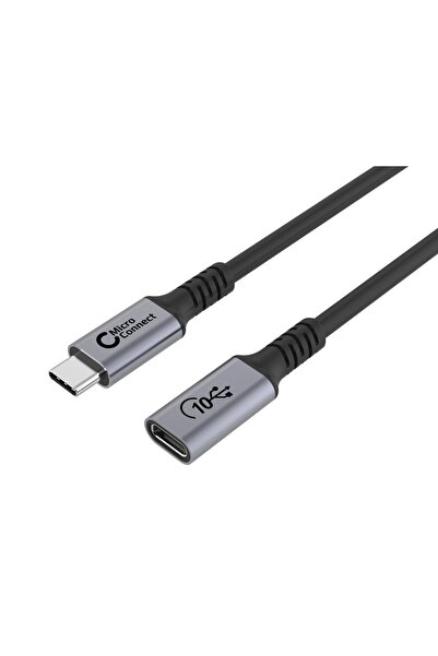 MicroConnect Premium USB-C cable Extender 0.5m 20Gbps, 240W, USB 3.2 Gen 2x2