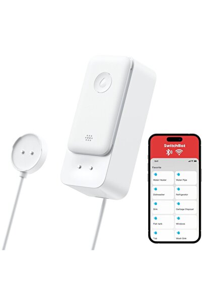 SwitchBot Senzor de apă WLAN - cu cablu senzorial