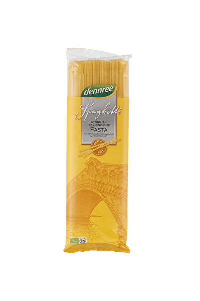 Dennree Spaghetti organici din porumb și orez, fără gluten 500 g