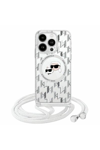 Karl Lagerfeld IML Crossbody Monogram Karl & Choupette Head MagSafe - Husă iP...