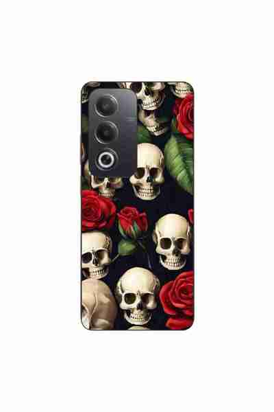 OEM Husa compatibila cu Oppo A80 Silicon Gel Tpu Model Skulls and Roses