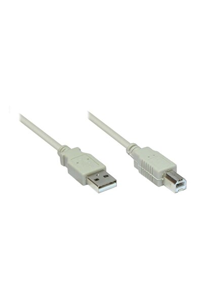 Good Connections USB2.0 Kabel A-B grau 1m