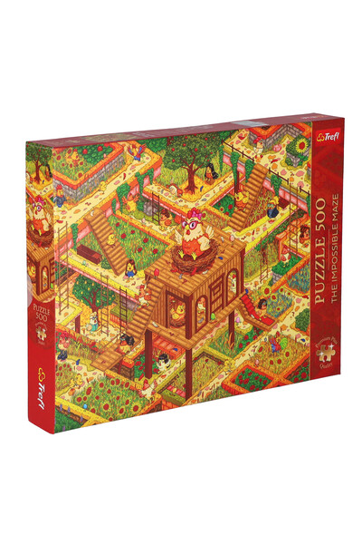 Trefl Puzzle 500 piese: Puișori îmbrăcăniți