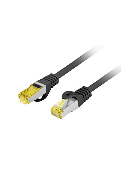 Lanberg PATCHCORD KAT.6A S/FTP LSZH CU 20M CZARNY FLUKE PASSED