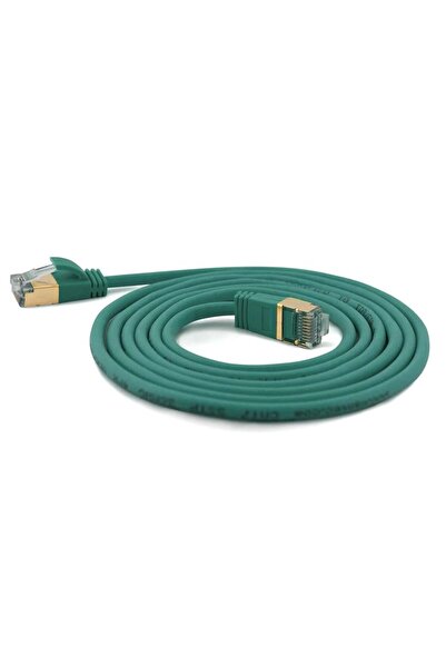 Wantec Cablu patch SSTP CAT7 Ste. CAT6a d=4mm 0,50m verde