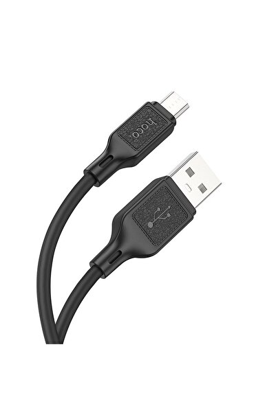 hoco. Cablu USB Hoco USB-A - microUSB 1 m Negru
