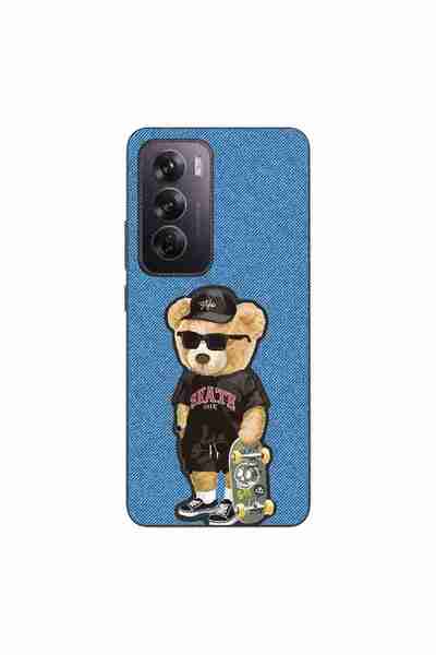 OEM Husa compatibila cu Oppo Reno12 Pro Silicon Gel Tpu Model Bear Skate Fashion