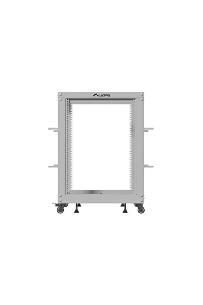Lanberg Rack deschis 19 " 15U 600X600-1100 reglabil gri