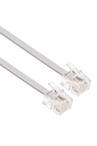 Keple Cablu RJ11 de 1M, Cablu prelungitor ADSL, Cablu telefonic, Mufă telefon...