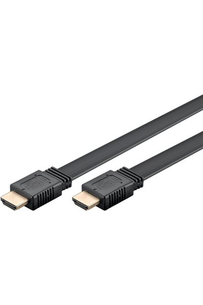 goobay |   Cablu HDMI plat de mare viteză cu Ethernet |   61279 |   HDMI tată...