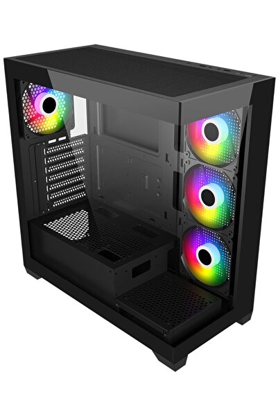Fortron Carcasă FSP/Fortron M340 ARGB neagră (POC0000272)