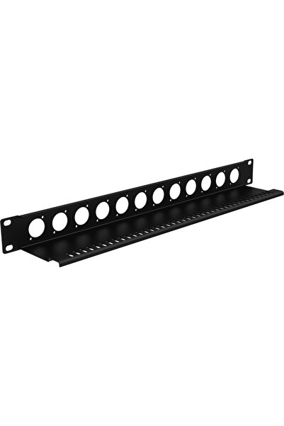 Caymon BP112T Panou de mascare pentru rack de 19 inch, cu 12 găuri, 1 HE