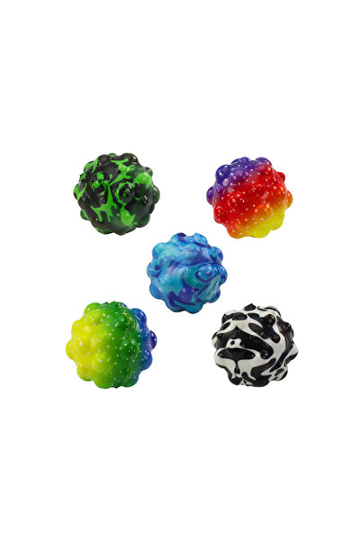 LeanToys Piesa cu proeminențe 6,5 cm MIX colorat
