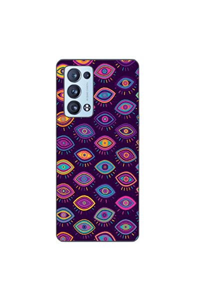 OEM Husa compatibila cu Oppo Reno6 Pro 5G Silicon Gel Tpu Model Tribal Eyes