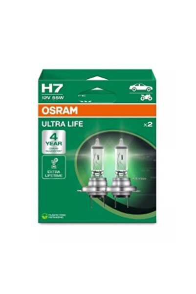 Osram Set 2 Becuri 12V H7 Blister Ultra Life