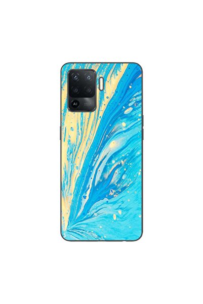 OEM Husa compatibila cu Oppo Reno5 Lite Silicon Gel Tpu Model Aqua Bloom