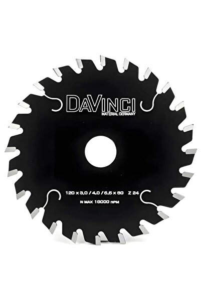 ALAVAN DaVinci 125x2,8/3,8x20mm 12+12 diş Çiftli Çizici Testere | Sunta & MDF & Laminant | Endüstriyel TCT