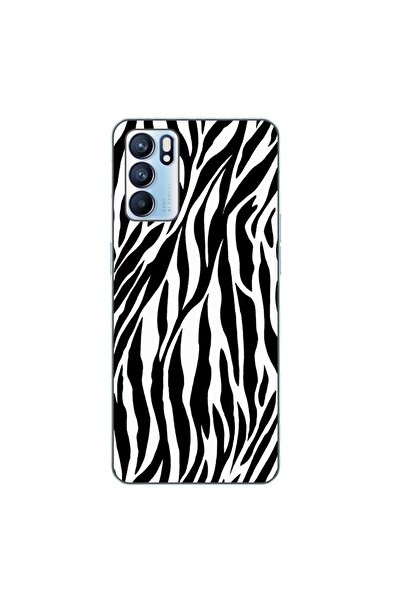 OEM Husa compatibila cu Oppo Reno6 5G Silicon Gel Tpu Model Animal Print Zebr...