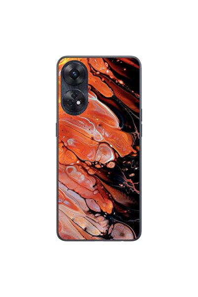 OEM Husa compatibila cu Oppo Reno8 T 4G Silicon Gel Tpu Model Abstract Lava Flow