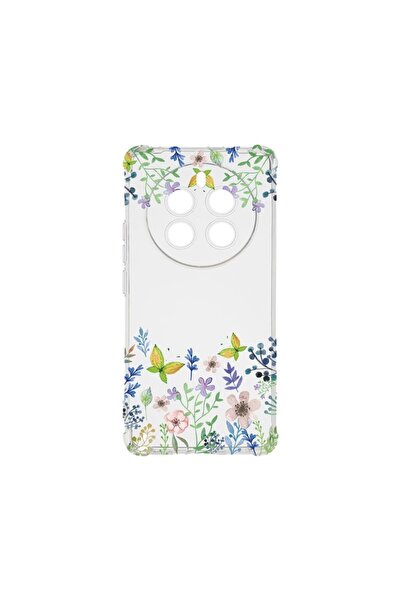 bestcase Husă Antișoc 1.5MM, Compatibilă cu Realme 12 Pro Plus, Fluturi și Fl...