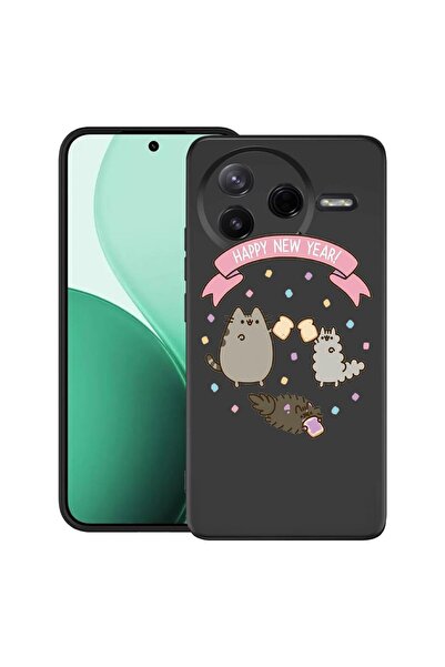 bestcase ¬Æ Husa TPU Ultra Slim Compatibil cu Poco F7 Pro, cu Design Happy Ne...