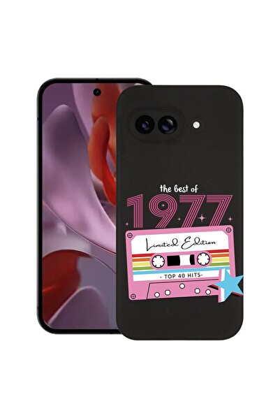 bestcase Тънък силиконов калъф за Google Pixel 9a, Най-доброто от 1977 - Моми...