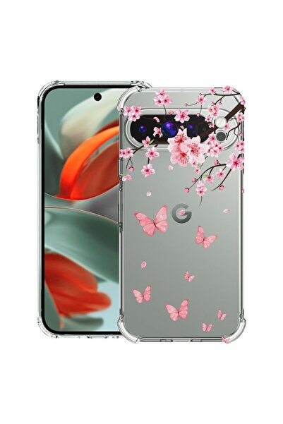 bestcase Husă Antișoc Compatibilă cu Google Pixel 10 Pro XL, Floare de cireș ...