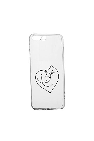 bestcase Husa Silicon Compatibila Cu Huawei Y6 2018, Dog And Cat Love, rezist...
