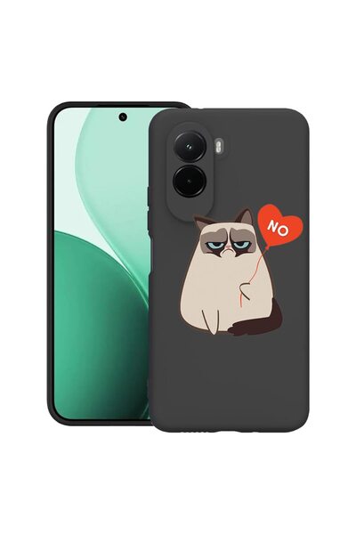bestcase ¬Æ Husa TPU Ultra Slim Compatibil cu Poco M7, cu Design Meme - Grump...