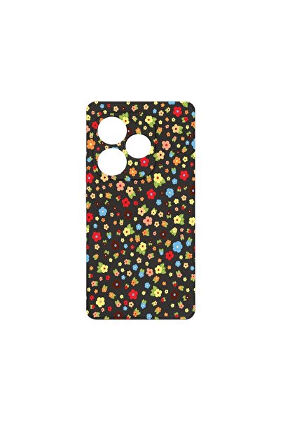 bestcase Θήκη Premium Σιλικόνης, Συμβατή με Realme GT 6, Χαρούμενα Μικρά Λουλ...