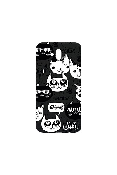 bestcase Λεπτή Θήκη Σιλικόνης 0.8MM, Συμβατή με Huawei Mate 20 Lite, Cool Cat...