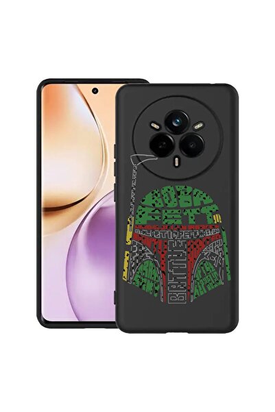 bestcase Θήκη για Realme 14 Pro Plus 5G, Καλλιγραφία Boba Fett, Λεπτή σιλικόν...