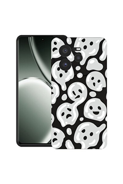 bestcase ¬Æ Husa pentru Realme GT 7 Pro cu Design Gray Acid Smiley, TPU Mat U...