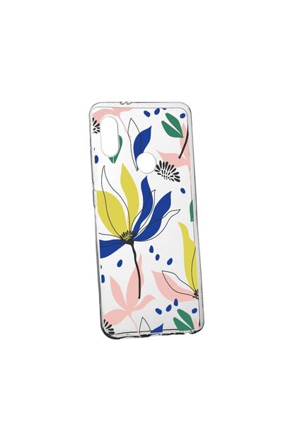 bestcase Husa Silicon Compatibila Cu Huawei P20 Lite, Flowers Pattern, rezist...