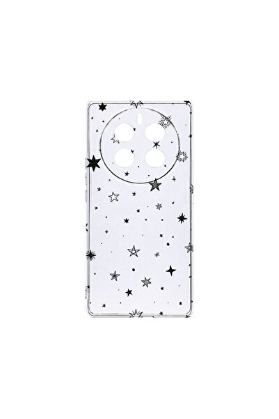 bestcase Διαφανής Θήκη Σιλικόνης 2MM, Συμβατή με Realme 12 Pro, Αστέρια, Αντι...