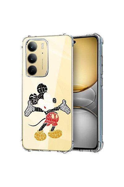 bestcase Θήκη για Realme 14x 5G, Αντικραδασμική 1.5MM, Καλλιγραφία Μίκυ Μάους...
