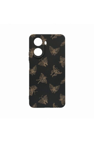 bestcase Θήκη, Συμβατή με Huawei Nova 10 SE, Χρυσή Πεταλούδα, Ανθεκτική στη φ...