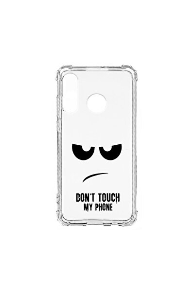 bestcase Husă antișoc din silicon compatibilă cu Huawei P30 Lite, Nu atingeți...