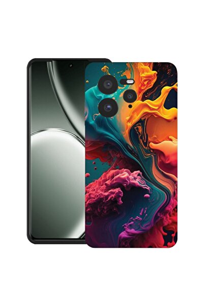 bestcase Θήκη για Realme GT 7 Pro με σχέδιο υγρών χρωμάτων, TPU Ματ Εξαιρετικ...