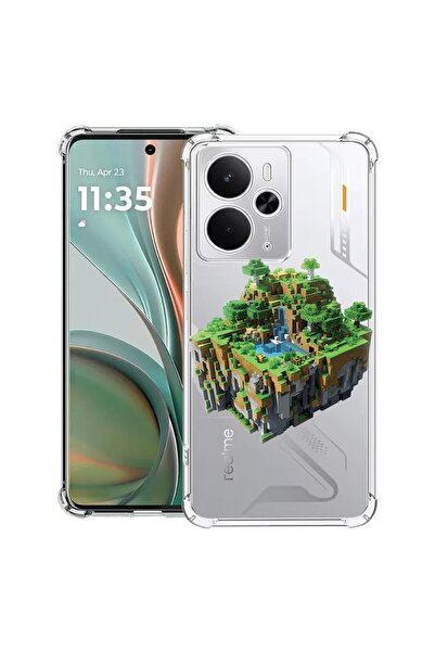 bestcase Husă Antișoc Compatibilă cu Poco M7 Pro 5G, cu Design Minecraft Worl...