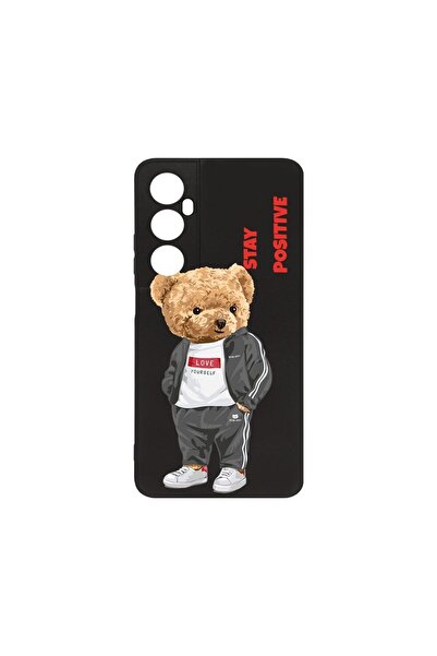 bestcase ¬Æ Husa Slim SIlicon 0.8MM, Compatibila Cu Realme C65, Stay Positive...