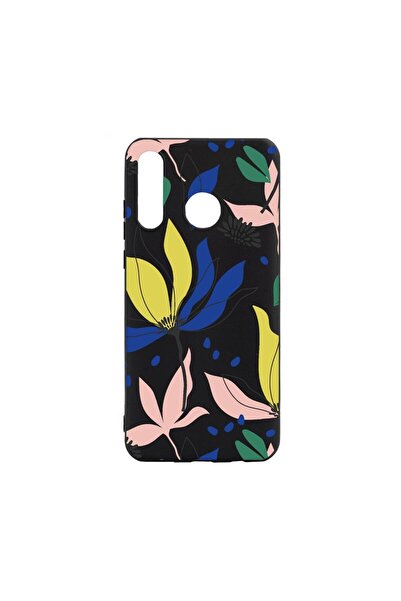 bestcase Husa Silicon Compatibila Cu Huawei P30 Lite, Flowers Pattern, rezist...
